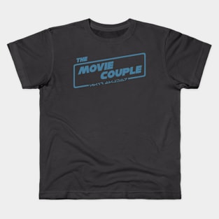 The Movie Couple Logo Tee - Steel Blue Logo Kids T-Shirt